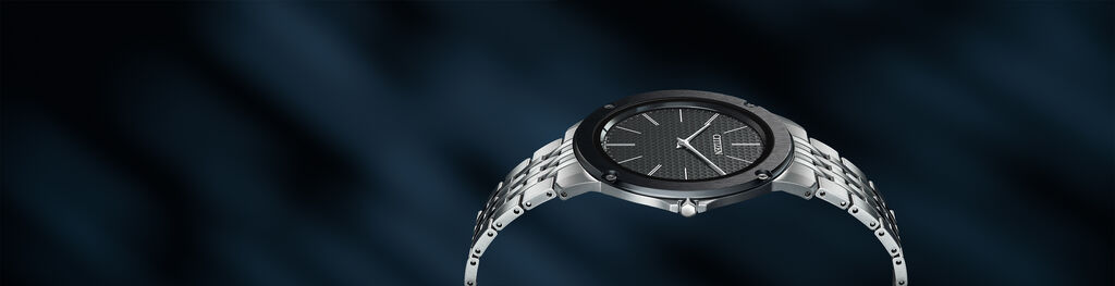 Men's Eco-Drive One watches, featuring Eco-Drive One model AR5075-69E image.