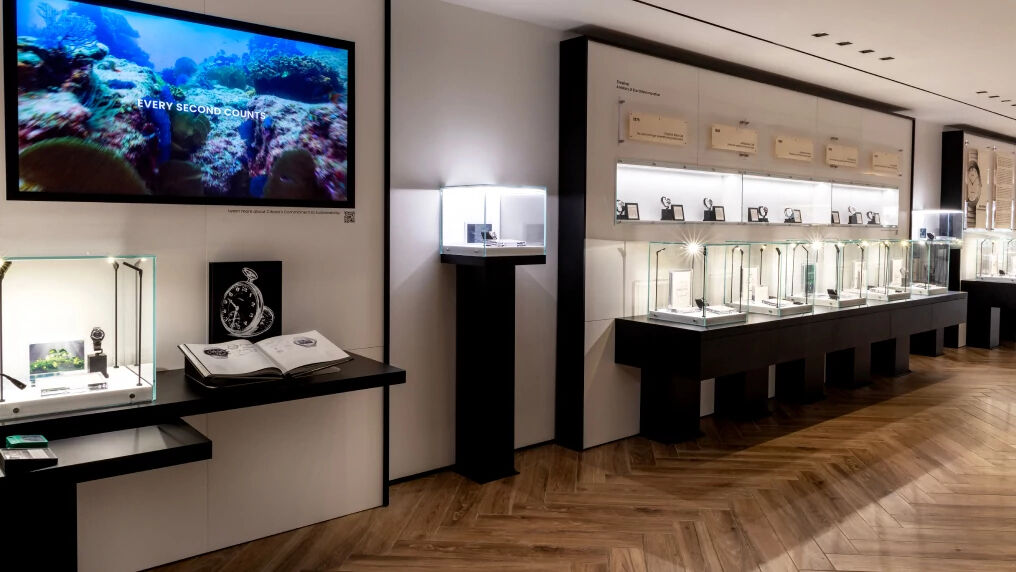 Image of the Citizen U.S. Museum space with cases featuring watches. Image of the Citizen U.S. Museum space with cases featuring watches.