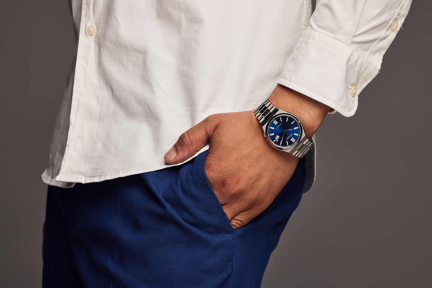 Citizen Tsuyosa Automatic (40mm) Sunray Blue Dial / Stainless