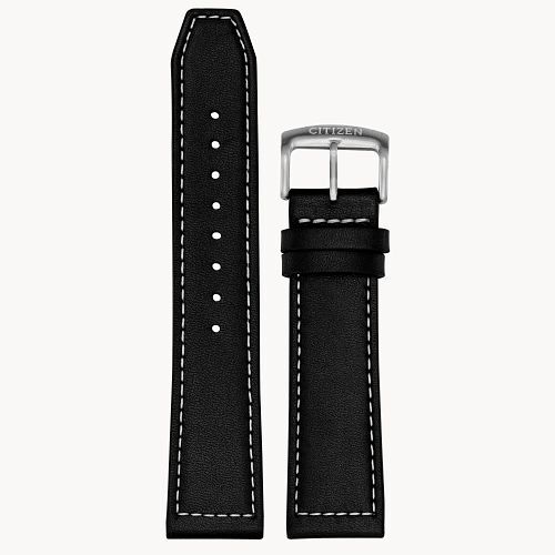 Black Leather Watch Strap 