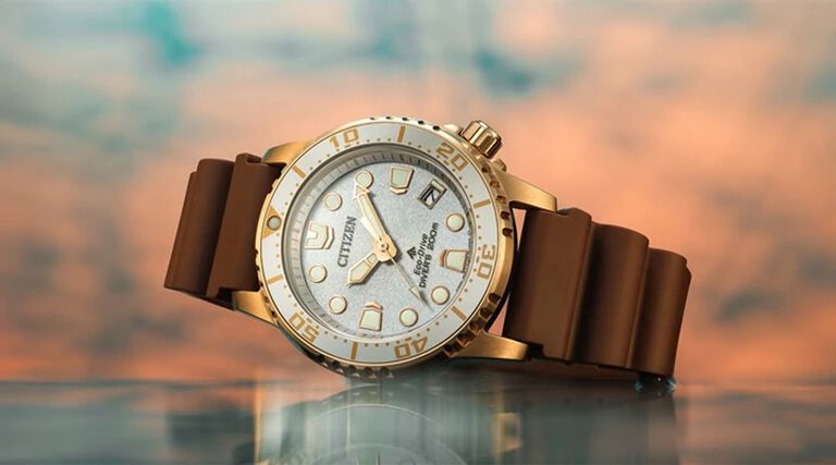 Women's Promaster Dive Watches; Image of Promaster Dive 37mm watch models EO2027-50Z, EO2027-50X and EO2027-09L