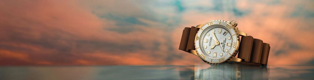 Women's Promaster Dive Watches; Image of Promaster Dive 37mm watch models EO2027-50Z, EO2027-50X and EO2027-09L