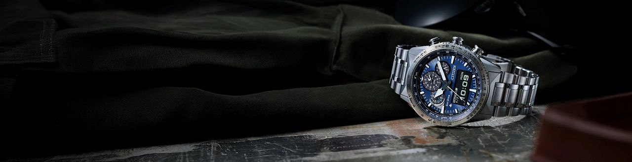 Men's Chronograph Watches; featuring Promaster Skyhawk U830 watch model JV2000-51L