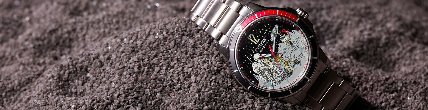 Disney watches featuring Mickey Astronaut model AW1709-54W