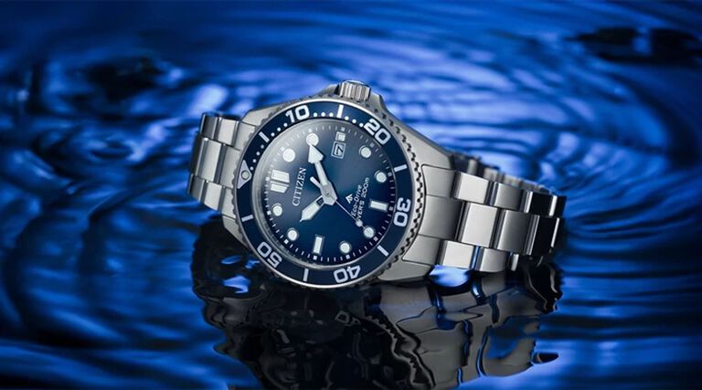 Promaster Dive watches/Promaster Sea watches featuring Promaster Dive watch model BN0260-54L on a water background