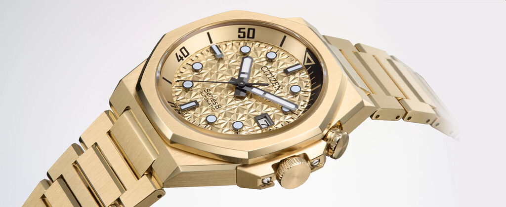 Series8 Watches; Featuring an image showing the details of the watch face of Series8 890 City Lights watch model NB6062-52P