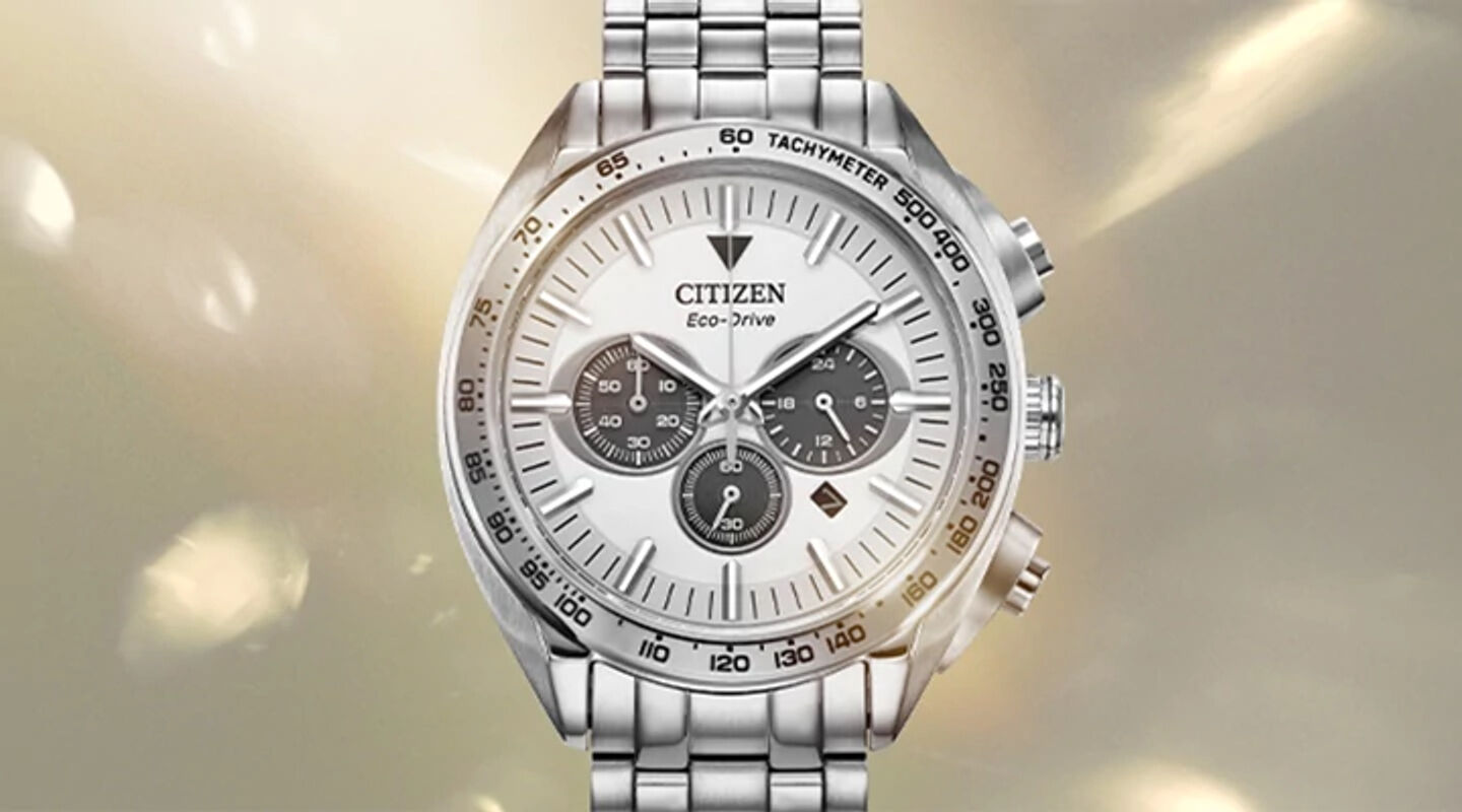 Citizen watch white face outlet