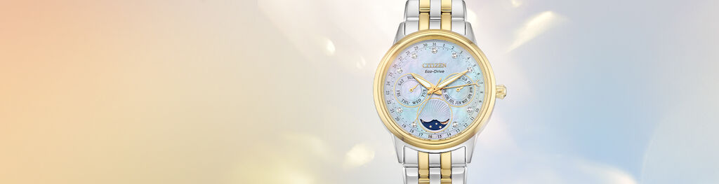 Shop Women's Best Selling watches. Banner featuring Calendrier model FD0004-51D.