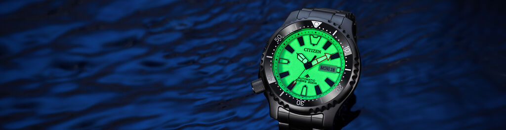 Promaster Dive Automatic Watches, feature Promaster Dive Automatic model NY0155-58X image.