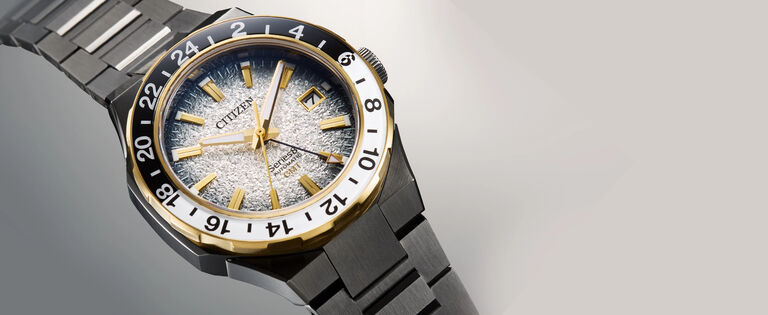 Series8 Watches; Featuring an image showing the details of the watch face of Series8 880 The Seasons Winter watch model NB6035-55H