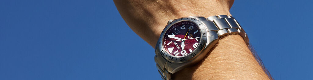 Featuring the Promaster Land GMT Watch model BJ7150-50W