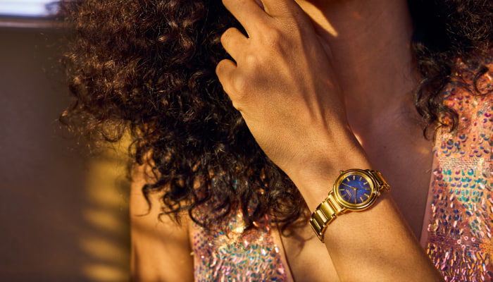 Featuring the Citizen L Mae Watch Model EM1060-87L