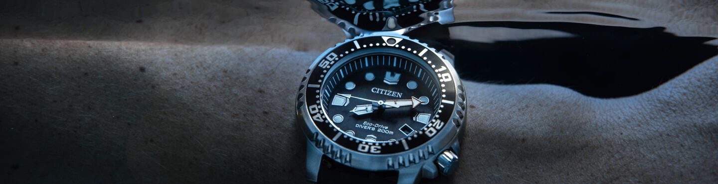 Cadeaux de moins de 500 $ pour lui; Mettant en vedet la montre Promaster Dive , mod&egrave;le BN0150-28E