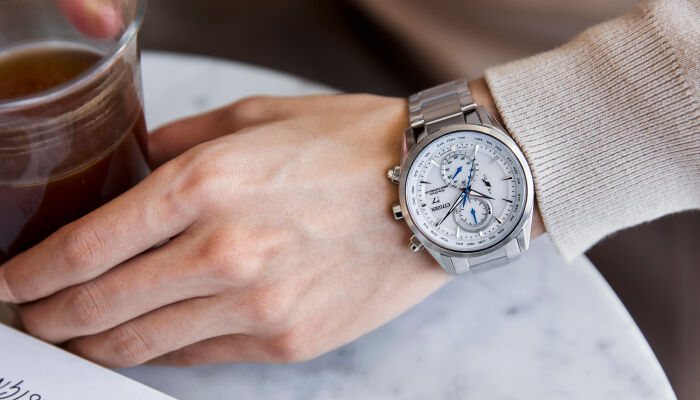 Featuring the Sport Luxury watch model AT8260-85A