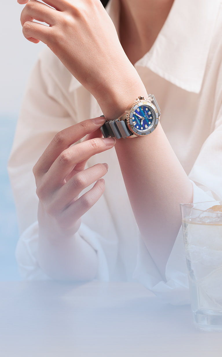 Featuring the Promaster Dive watch models EO2023-00W