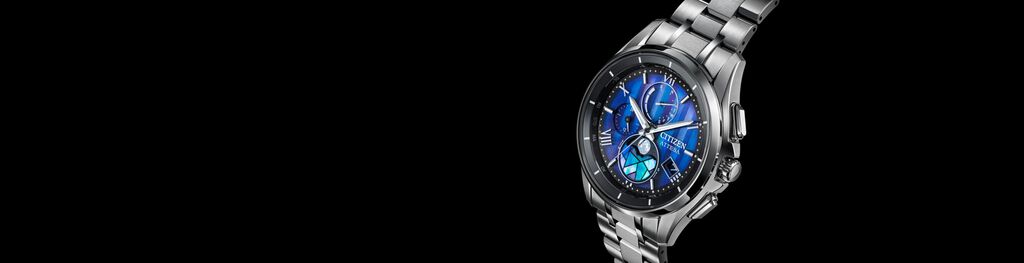 Featuring the ATTESA watch model BY1000-51L