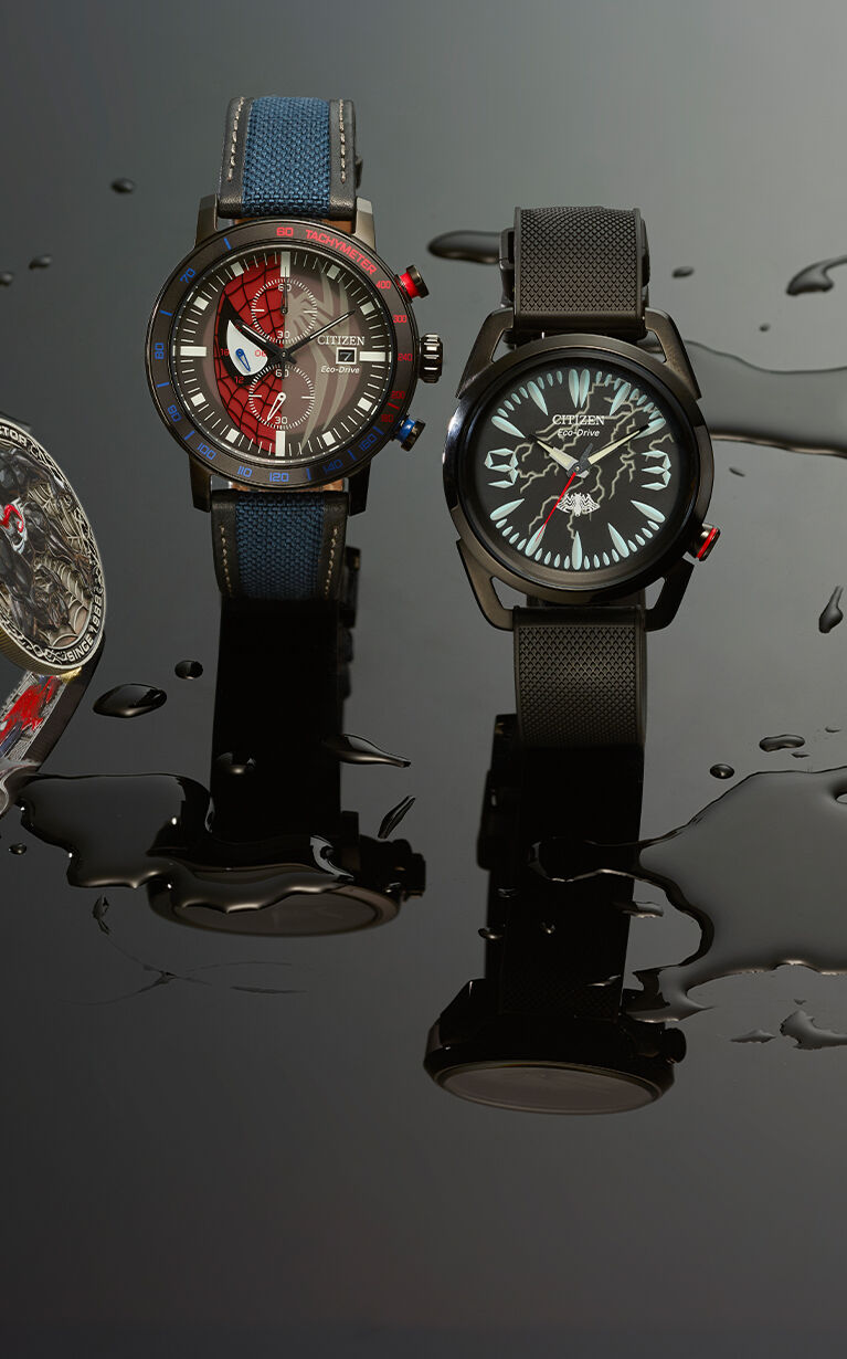 Featuring the Marvel watch models CA0855-47W and AW2065-41W