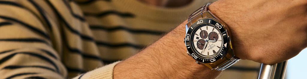 Featuring the Endeavor Chrono watch models CA4730-59A