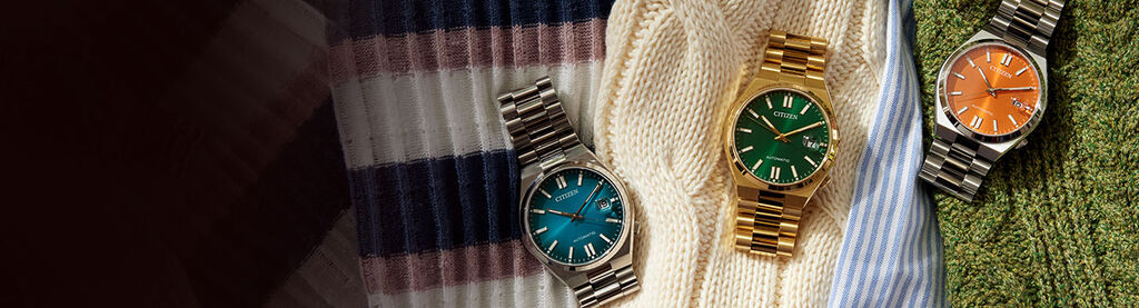 Colourful watches