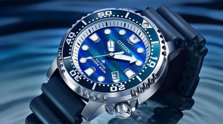 Featuring the Promaster Dive watch model BN0167-09W