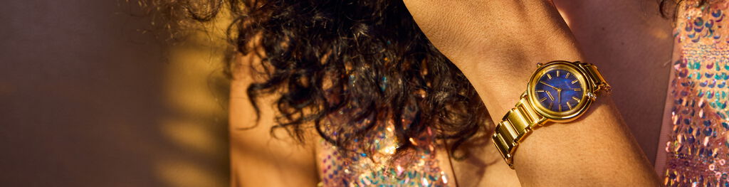 Featuring the Citizen L Mae Watch Model EM1060-87L