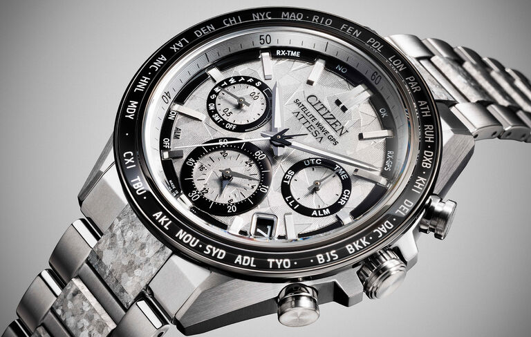 Featuring the ATTESA Platinum Shine watch model CC4076-65A