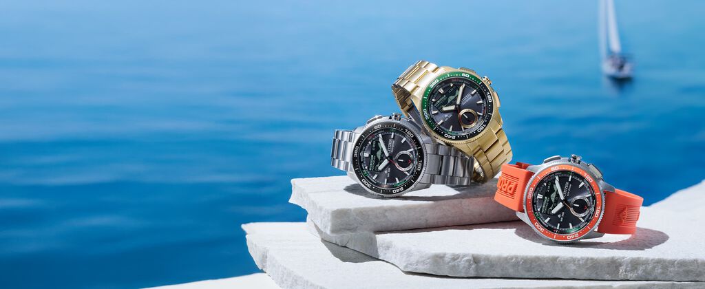 Featuring the Citizen Promaster WaveTracker watch modelsa JV3000-13E, JV3001-53E and JV3002-51E