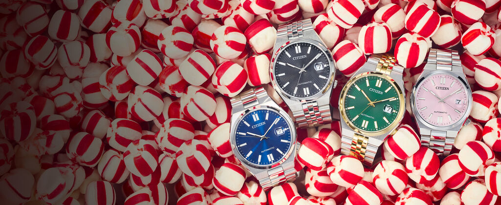 Featuring the TSUYOSA - Small Second Watch model NJ0150-56L, NK0020-55E, NK0024-54X and NJ0200-50Z