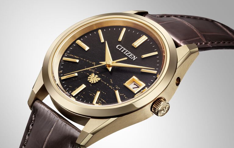 Featuring the THE CITIZEN watch model AQ4100-57M
