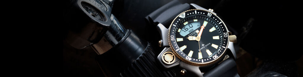 Featuring  the Promaster Aqualand, model JP2008-06E