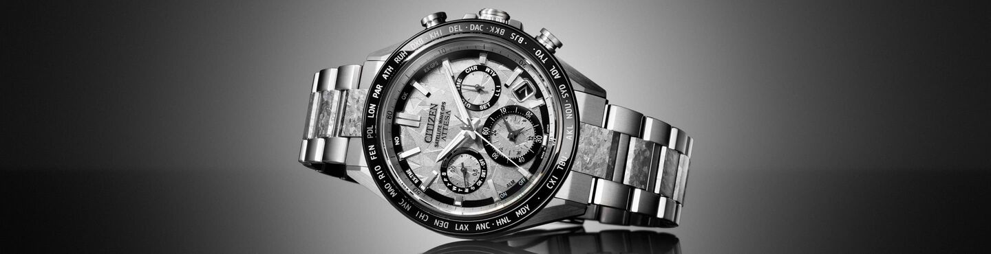 Featuring the ATTESA Platinum Shine watch model CC4076-65A