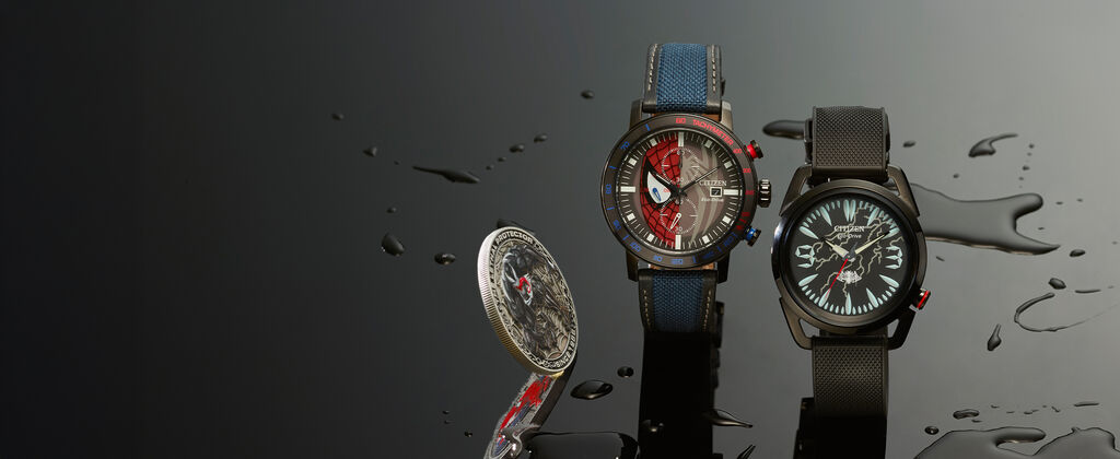 Featuring the Marvel watch models CA0855-47W and AW2065-41W